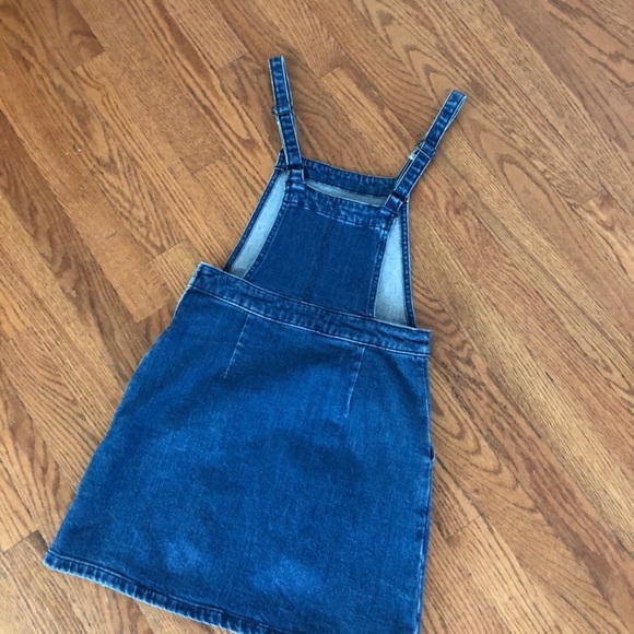 ASOS Jean pinafore jumper dress - Picture 2 of 2